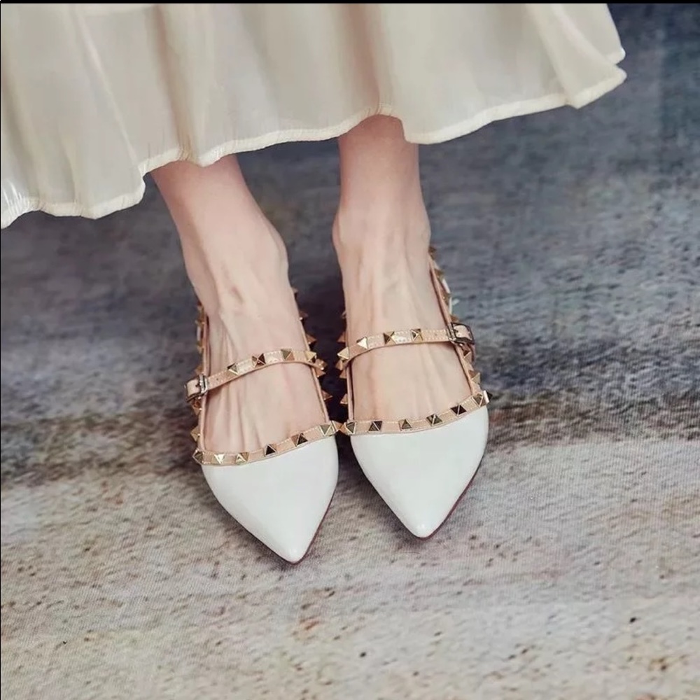 SEXY ROCKSTUD POINTED SANDALS - Picture 3 of 7
